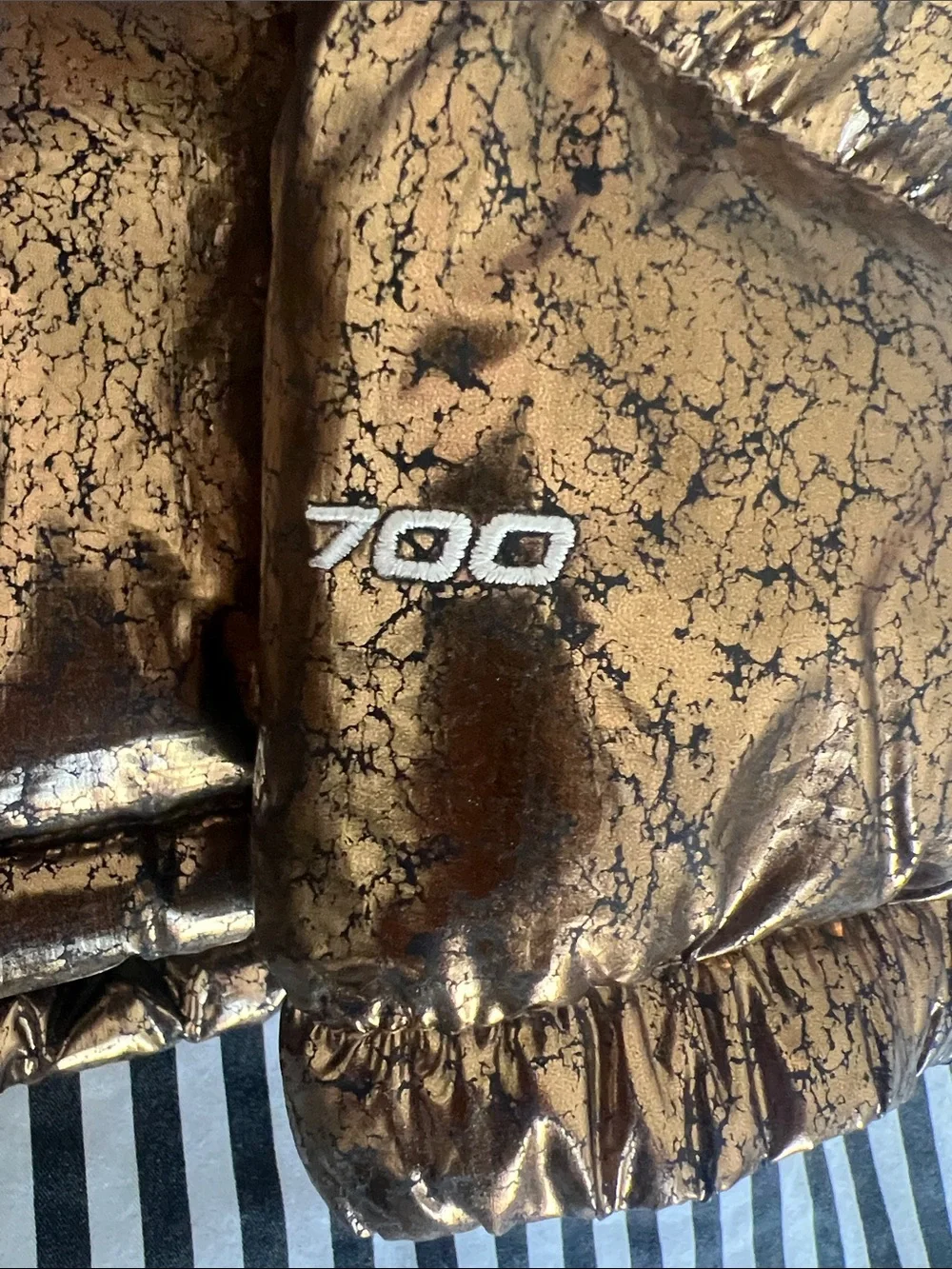 The North Face 1996 Retro Nuptse 700 Metallic Copper Jacket XL NWT